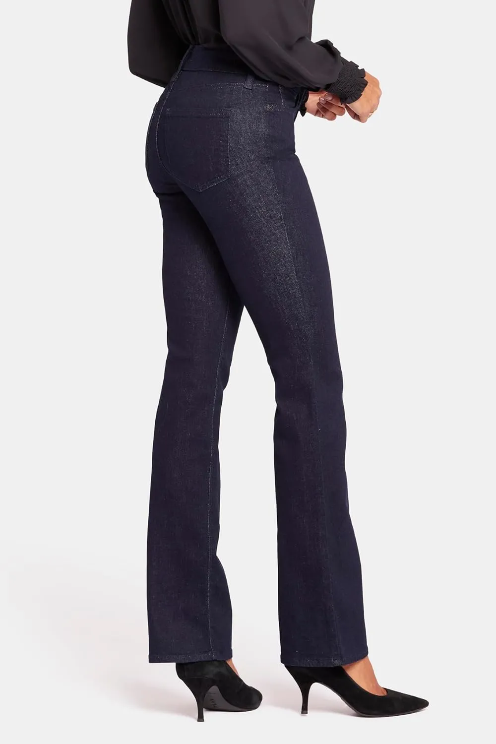 NYDJ Womens Barbara Bootcut Fit Denim Jeans
