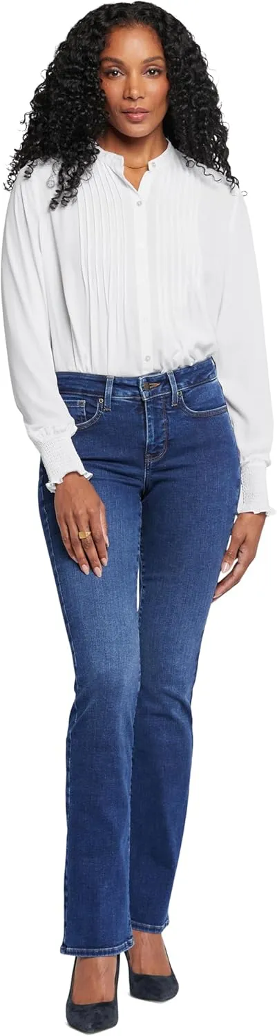 NYDJ Womens Barbara Bootcut Fit Denim Jeans