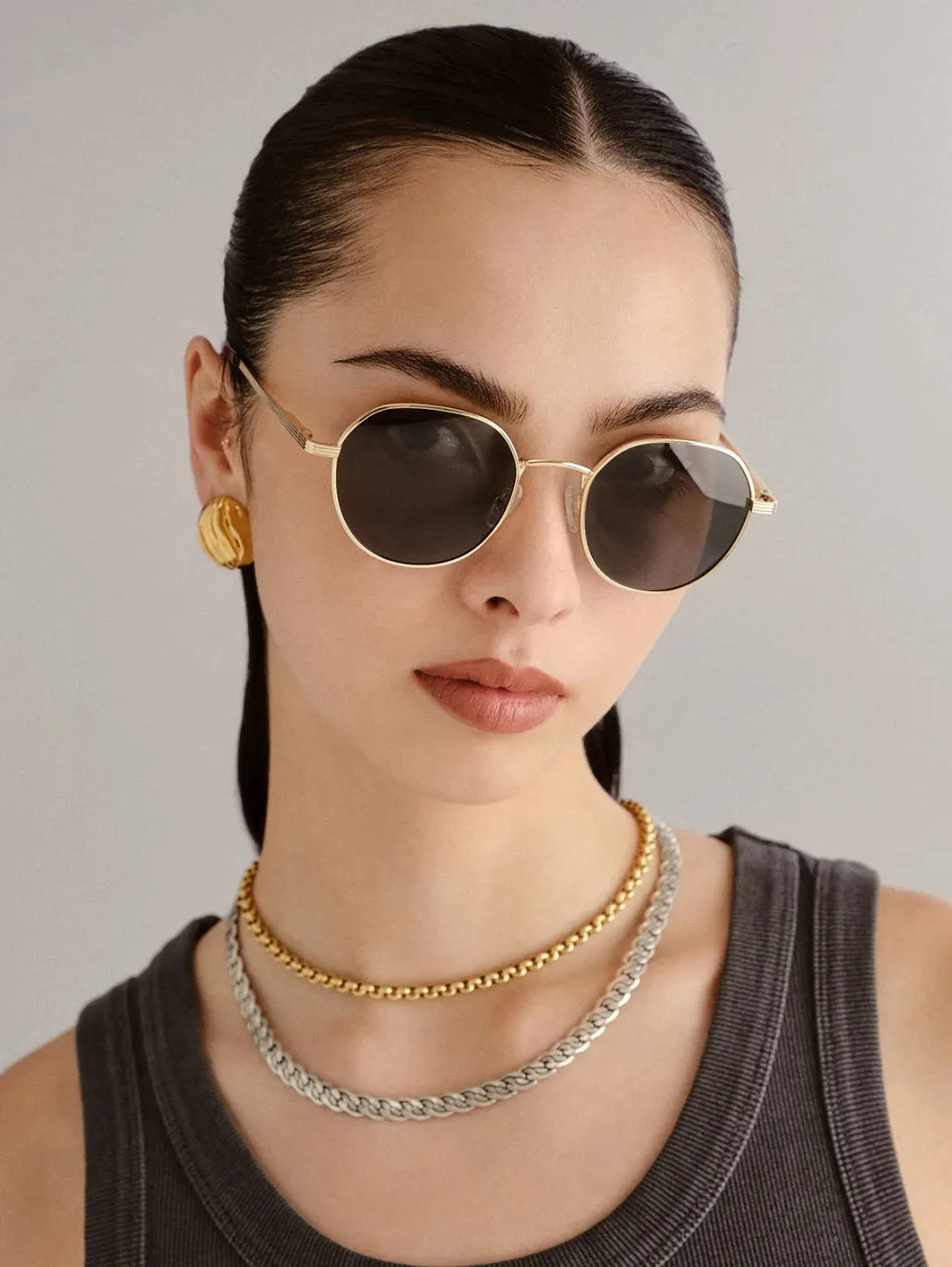 Odyssey Sunglasses - Gold Khaki Mono Polarized