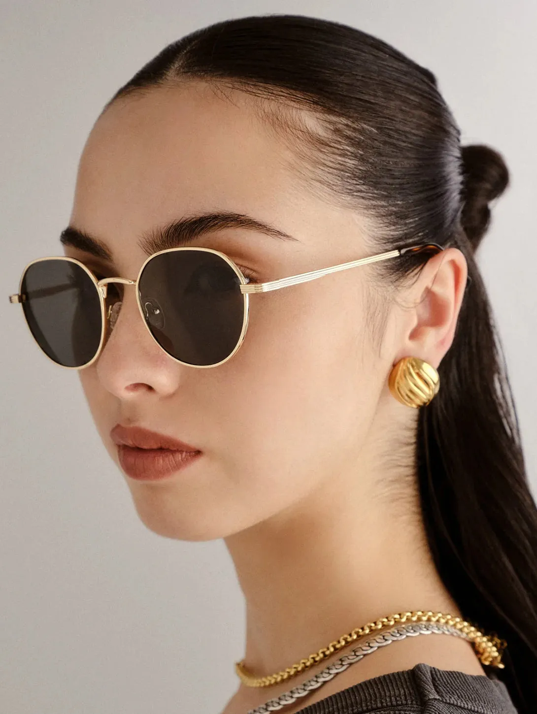 Odyssey Sunglasses - Gold Khaki Mono Polarized