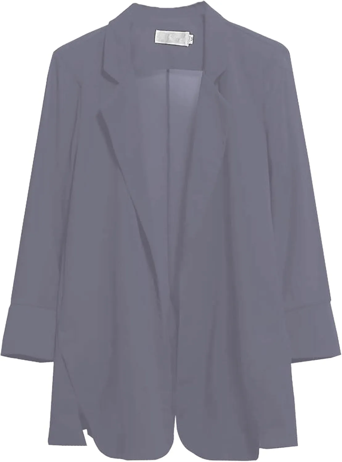 PeQAQ Casual Blazers for Women Trendy Open Front Long Sleeve Suit Jacket Cute Work Office Blazer Jackets Business Coats