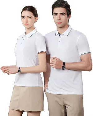 Polo Shirts for Men Moisture Wicking Men's Golf Shirts Casual Dry Fit Sleeve Short Polo Shirts