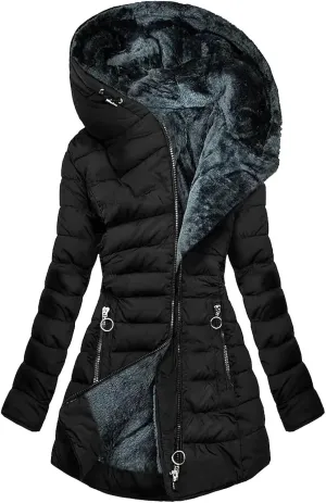 Rain Jacket Women Waterproof Lightweight Rain Coat Outdoor Hooded Long Windbreaker Fleece Lined Fall Trench Coats