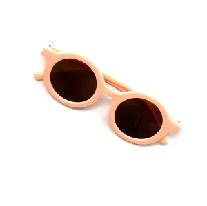 Retro Round Kids Sunglasses Matt Finish: Light Pink