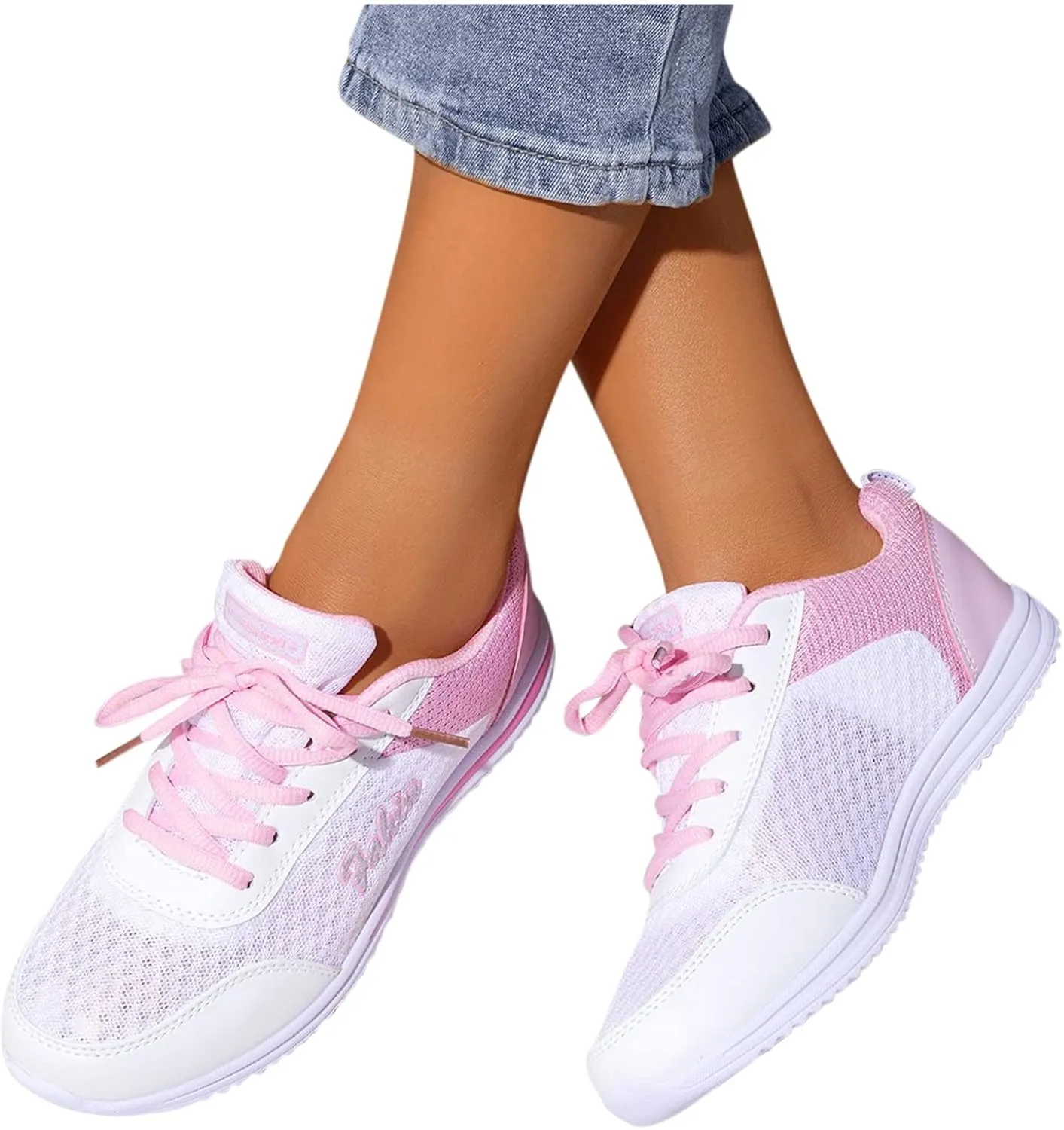 SBGMoSJ Chunky Sneakers for Women Trendy Zapato Antiderrapante para Mujer Casual Shoes for Women 2023 Trendy White Sneakers Slip Ons for Women Platform Zapatos para Embarazadas Comodos