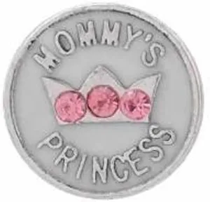 Sexy Sparkles Round Locket Rhinestone Necklace Base and Floating Family Charms to Choose from
