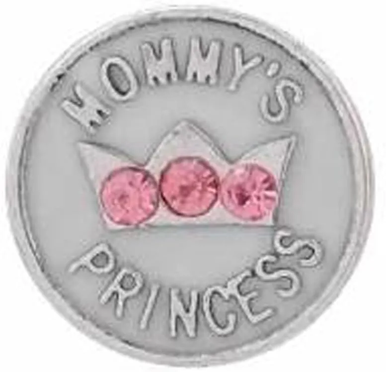 Sexy Sparkles Round Locket Rhinestone Necklace Base and Floating Family Charms to Choose from