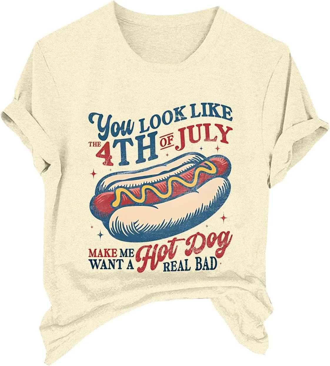 Shirts for Women 4th of July Outfits American Flag Print Womens Tops Comfy Independence Day T Shirts
