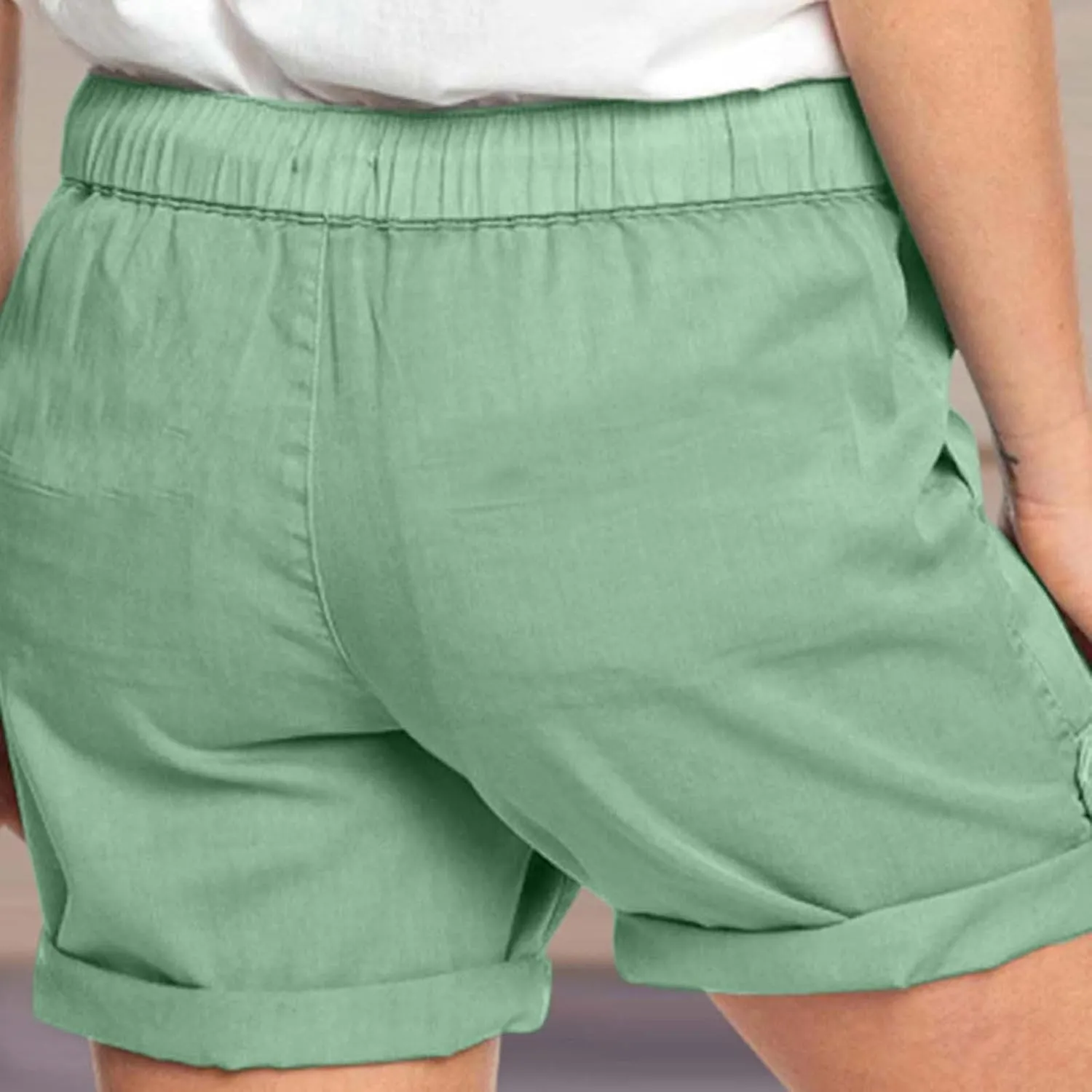 Shorts for Women Trendy Summer High Waisted Shorts Loose Fit Breathable Comfortable Shorts Pants with Pockets