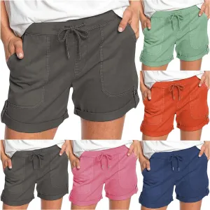 Shorts for Women Trendy Summer High Waisted Shorts Loose Fit Breathable Comfortable Shorts Pants with Pockets
