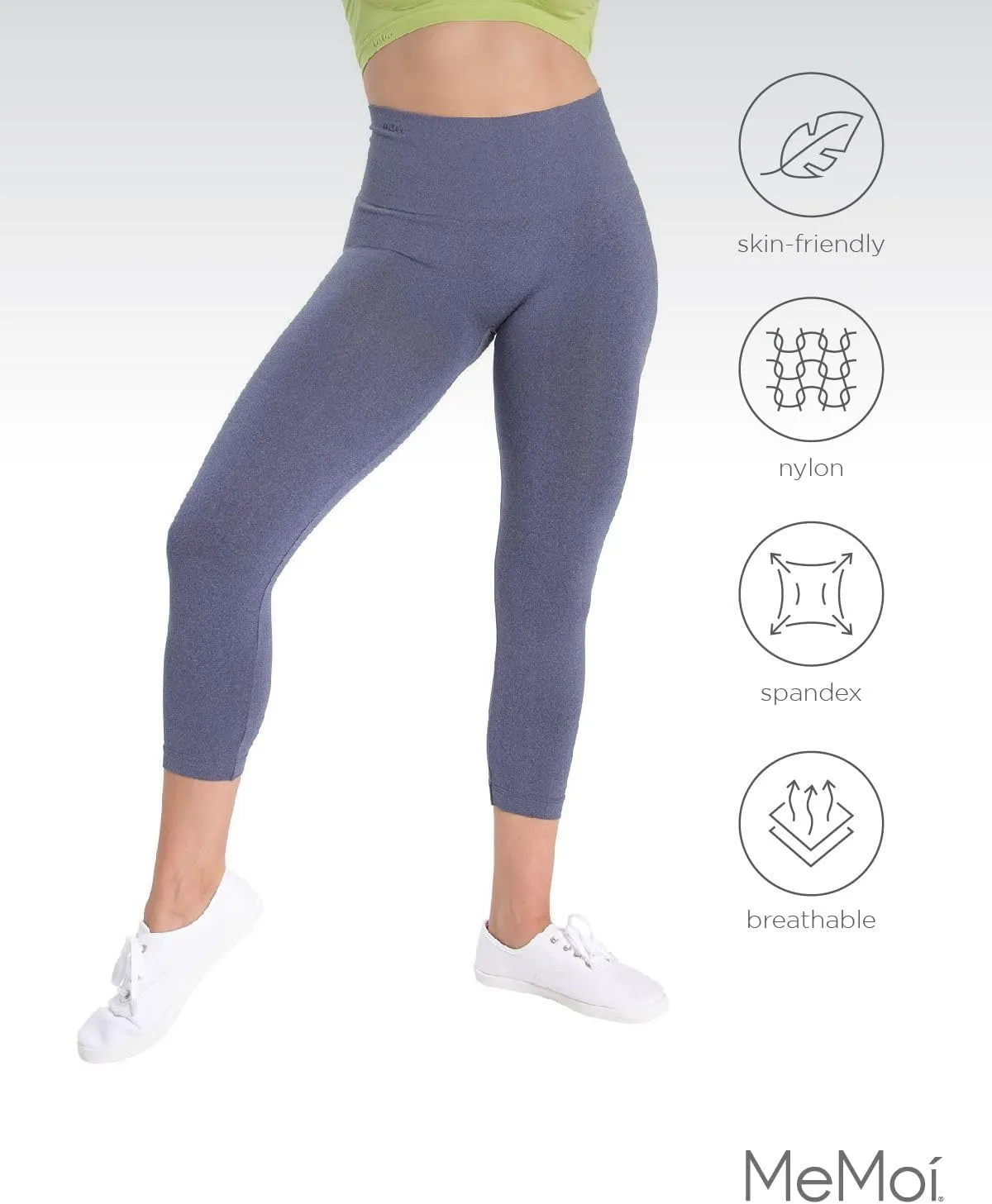 SlimMe Shapewear Leggings, High Waisted Leggings Tummy Control, Comfortable and Breathable Compressions Pants for Women