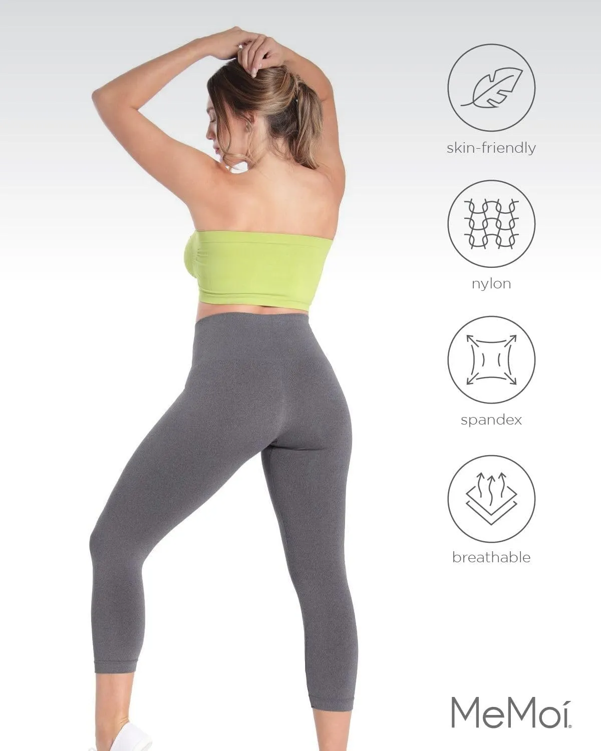 SlimMe Shapewear Leggings, High Waisted Leggings Tummy Control, Comfortable and Breathable Compressions Pants for Women