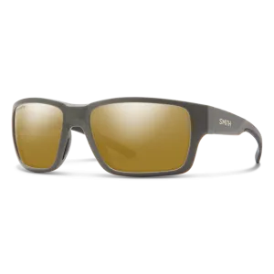 Smith Outback Matte Gravy Frame - ChromaPop Polarized Bronze Mirror Lens - Polarized Lens