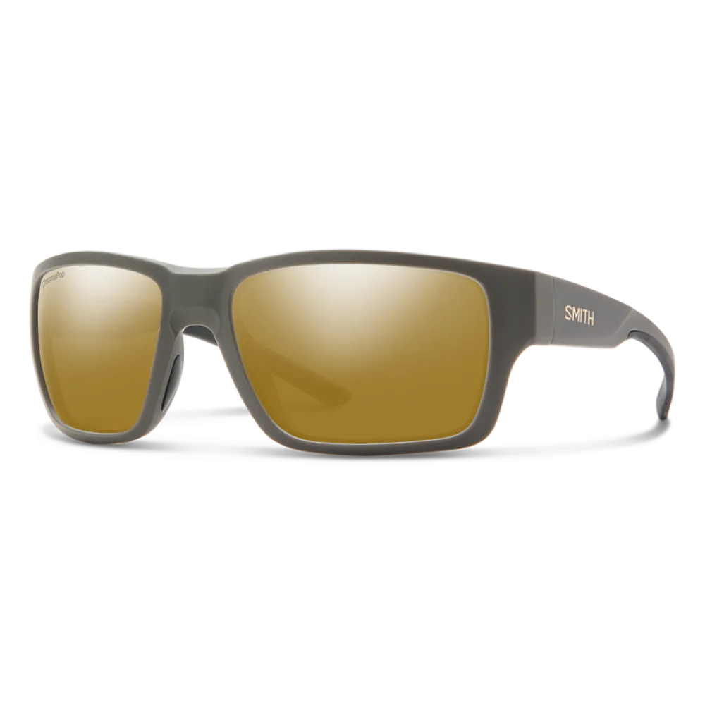 Smith Outback Matte Gravy Frame - ChromaPop Polarized Bronze Mirror Lens - Polarized Lens