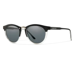 Smith Questa Matte Black Crystal Frame - ChromaPop Polarized Gray Lens - Polarized Sunglasses