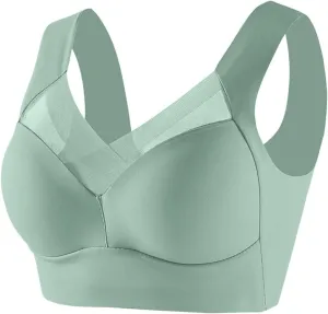 Sport Bras for Women Plus Size No Underwire Breathable Bras Full Coverage Wirefree Soft Cotton Bra Everyday Bras 2024