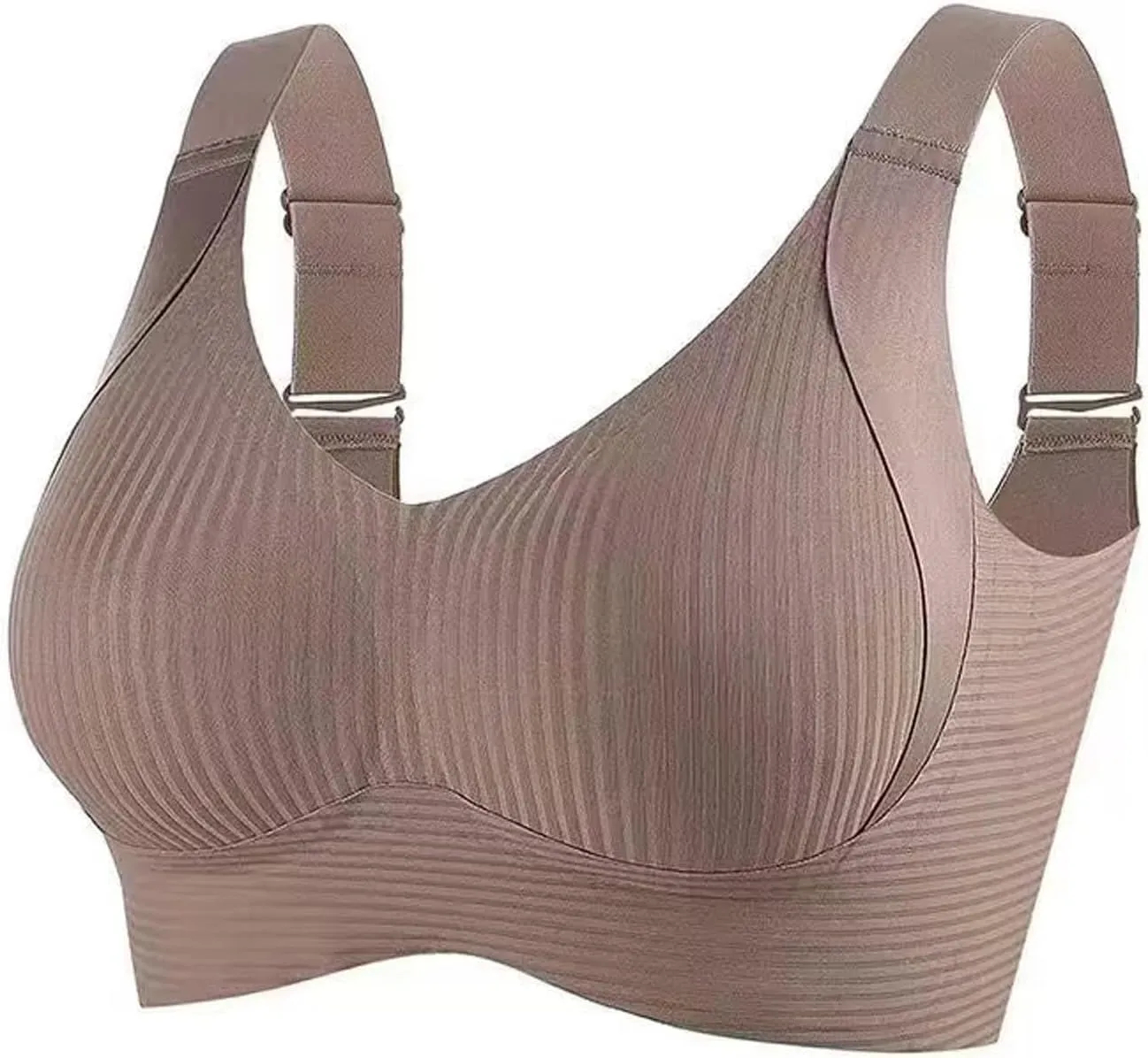 Sports Bras for Women Seamless Wireless Bras Full Coverage Yoga Braletts No Underwire Workout Bras Full Support Bra