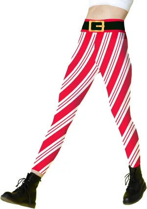 Sugar Skull Leggings - Soft Brushed High Waisted Halloween & Christmas Leggings for Women