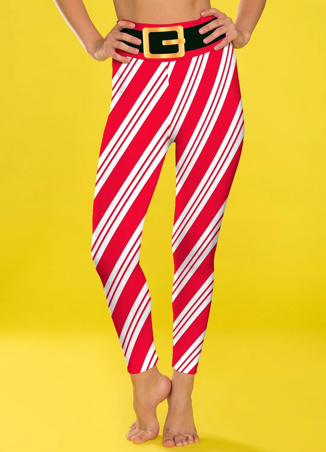 Sugar Skull Leggings - Soft Brushed High Waisted Halloween & Christmas Leggings for Women