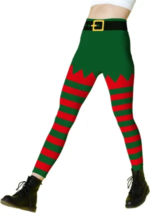 Sugar Skull Leggings - Soft Brushed High Waisted Halloween & Christmas Leggings for Women