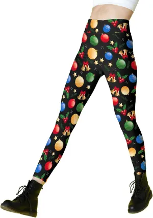 Sugar Skull Leggings - Soft Brushed High Waisted Halloween & Christmas Leggings for Women