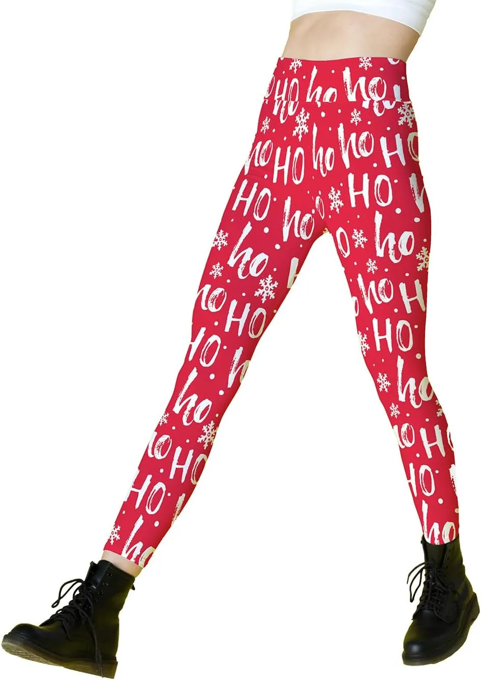 Sugar Skull Leggings - Soft Brushed High Waisted Halloween & Christmas Leggings for Women