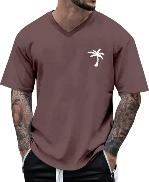 T Shirts for Men Graphic Funny Cotton Vintage Oversized Tshirts Big and Tall Short Sleeve Gym Casual Workout Retro Shirt