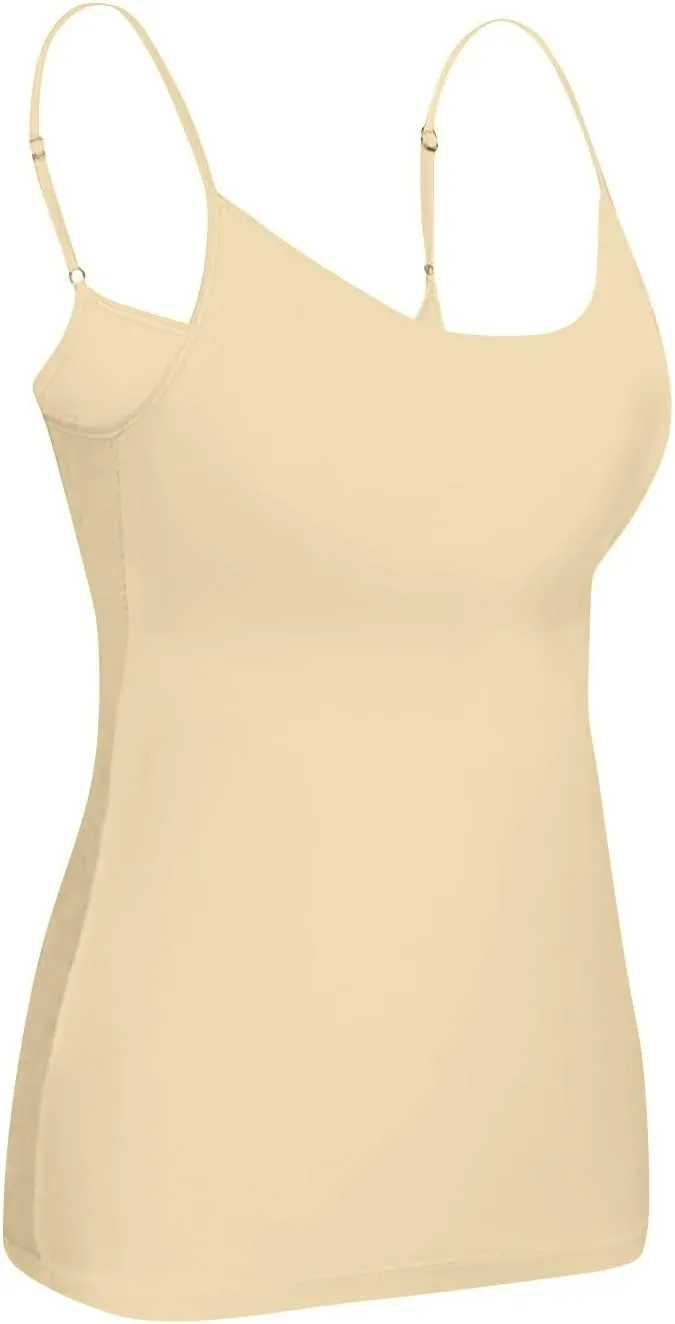 Tank Tops for Women 2025 Built in Bra Workout Yoga Gym Cami Square Neck Sleeveless Low Cut Corset Sexy Under Wear