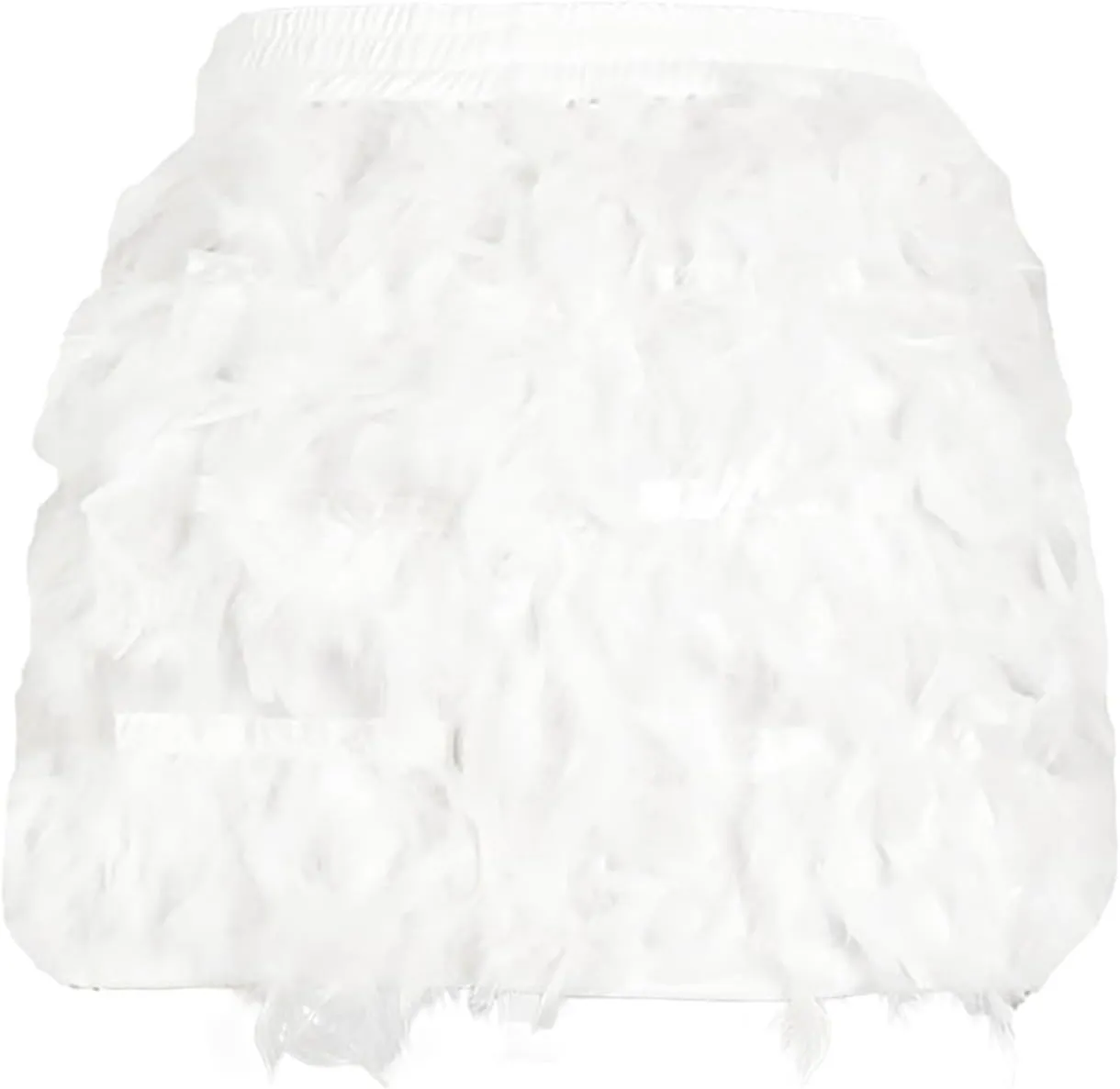 Trendy Skirts European and Women's Turkey Feather Skirt Short Skirt Half Skirt Sexy Skirt Short Suspender Dress