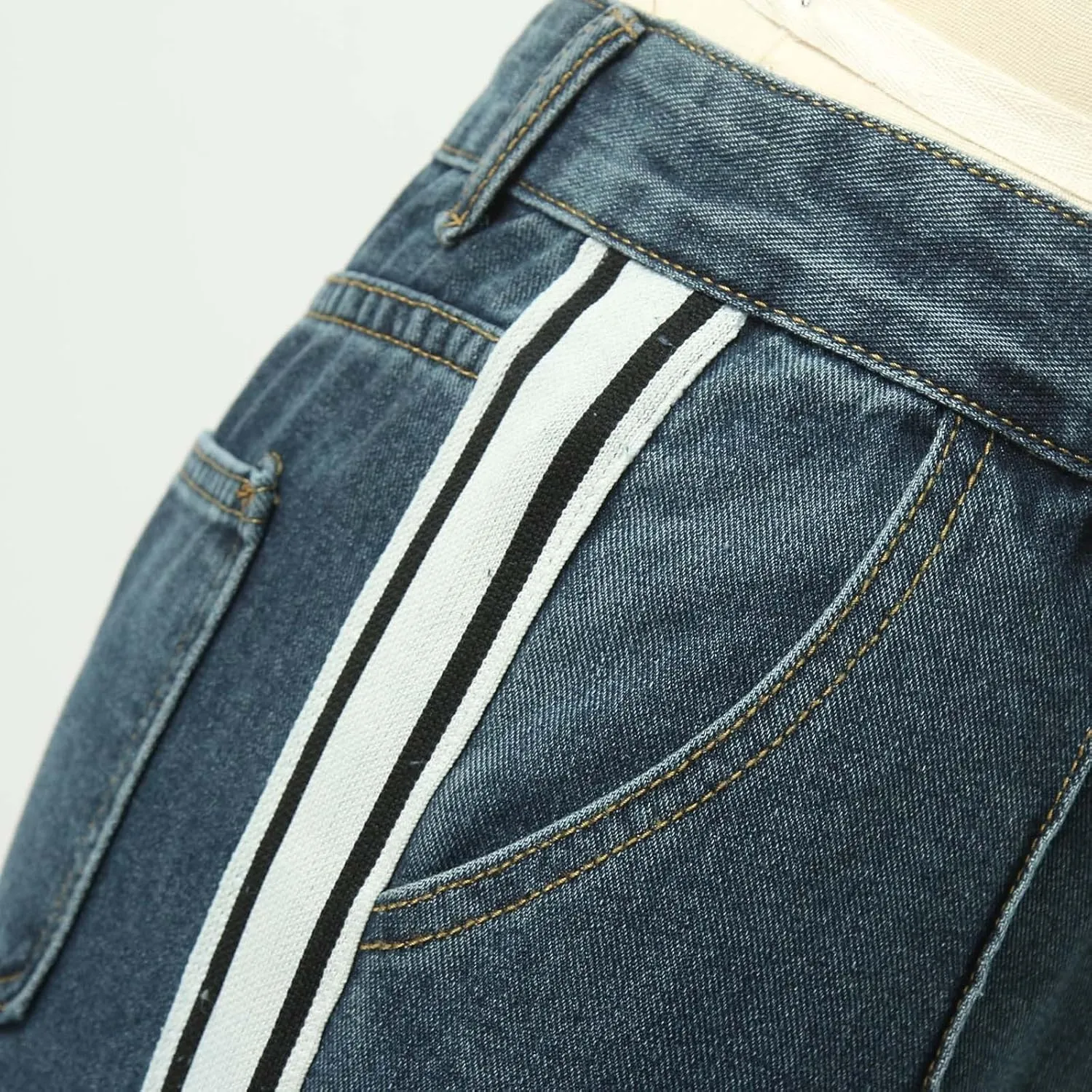Vintage Baggy Jeans for Women High Waist Wide Leg Boyfriend Y2k Denim Pants Streetwear Hip Hop Trousers with Pockets
