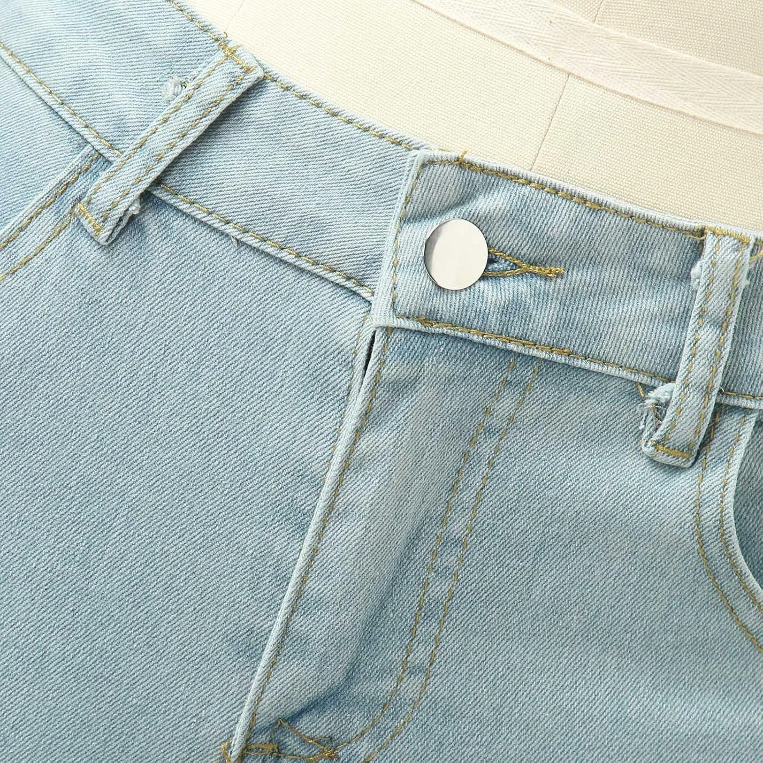 Vintage Baggy Jeans for Women High Waist Wide Leg Boyfriend Y2k Denim Pants Streetwear Hip Hop Trousers with Pockets