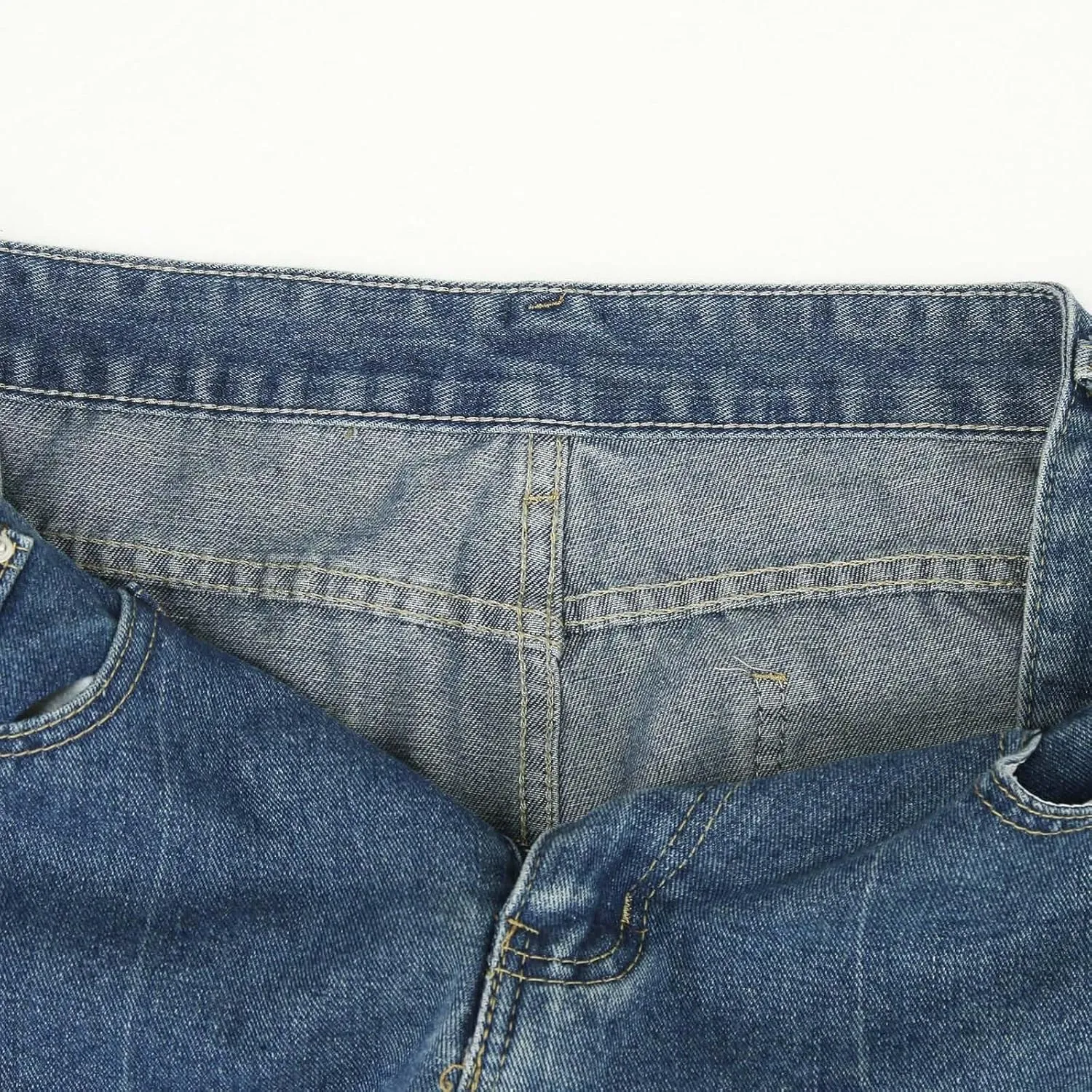 Vintage Baggy Jeans for Women High Waist Wide Leg Boyfriend Y2k Denim Pants Streetwear Hip Hop Trousers with Pockets