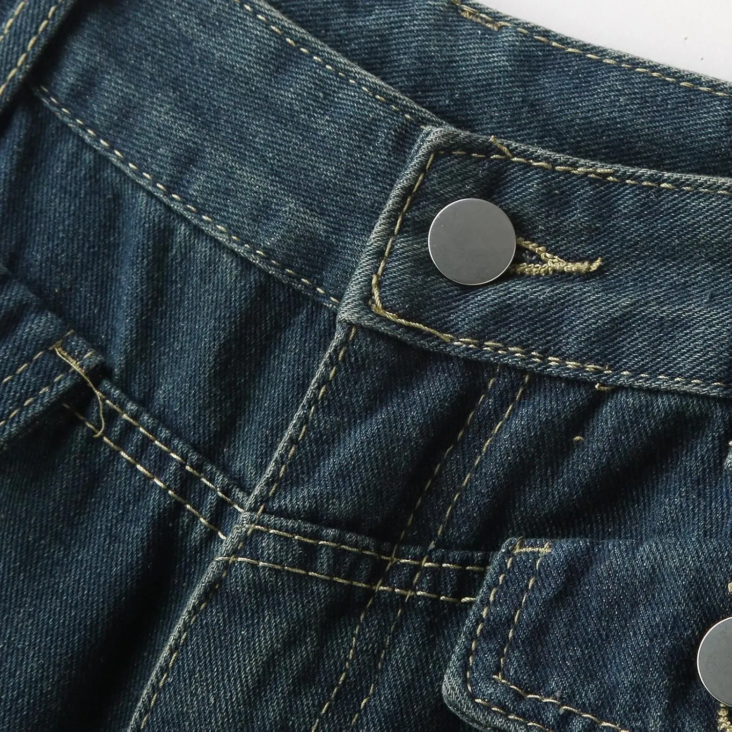 Vintage Baggy Jeans for Women High Waist Wide Leg Boyfriend Y2k Denim Pants Streetwear Hip Hop Trousers with Pockets