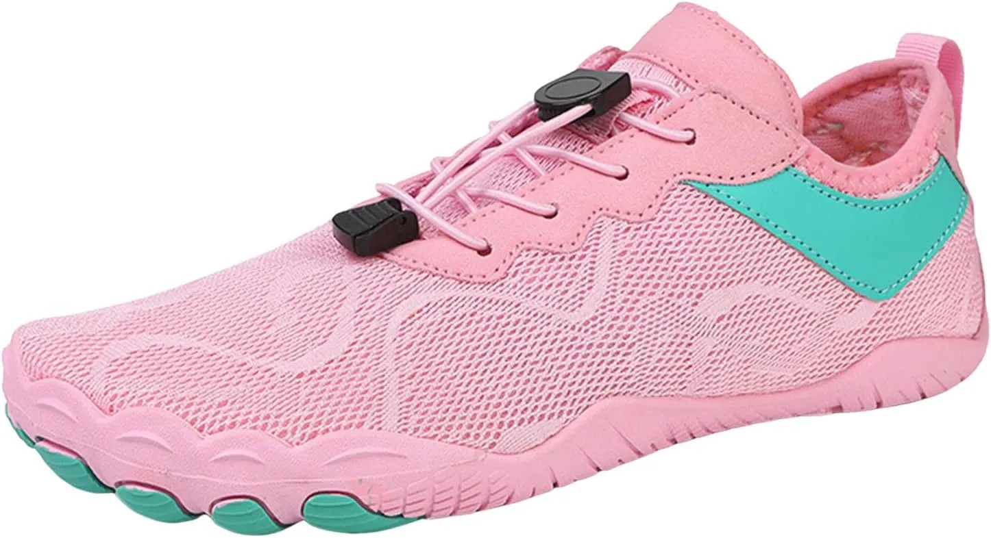 Water Shoes for Men Women Barefoot Beach River Shoes for Wading Diving Sand Volleyball Summer Outdoor Sports Shoe Hiking Walking Boating Fishing Lightweight Laceless Indoor Cushion Shoe Yoga Boxing