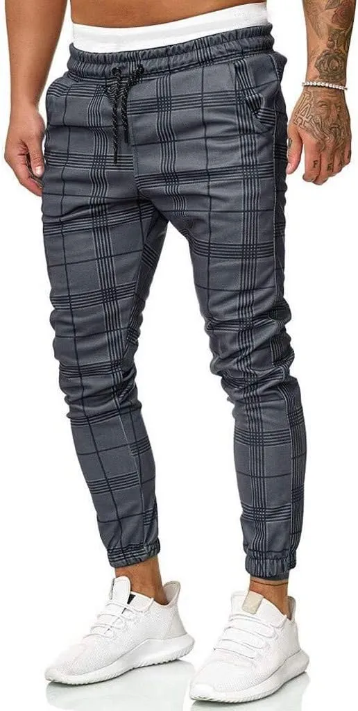 Wide Leg Pants Man Mens Plain Cotton Linen Trousers Mens Cargo Trousers Cotton Slim Fit Chinos Palazzo Pants for Men