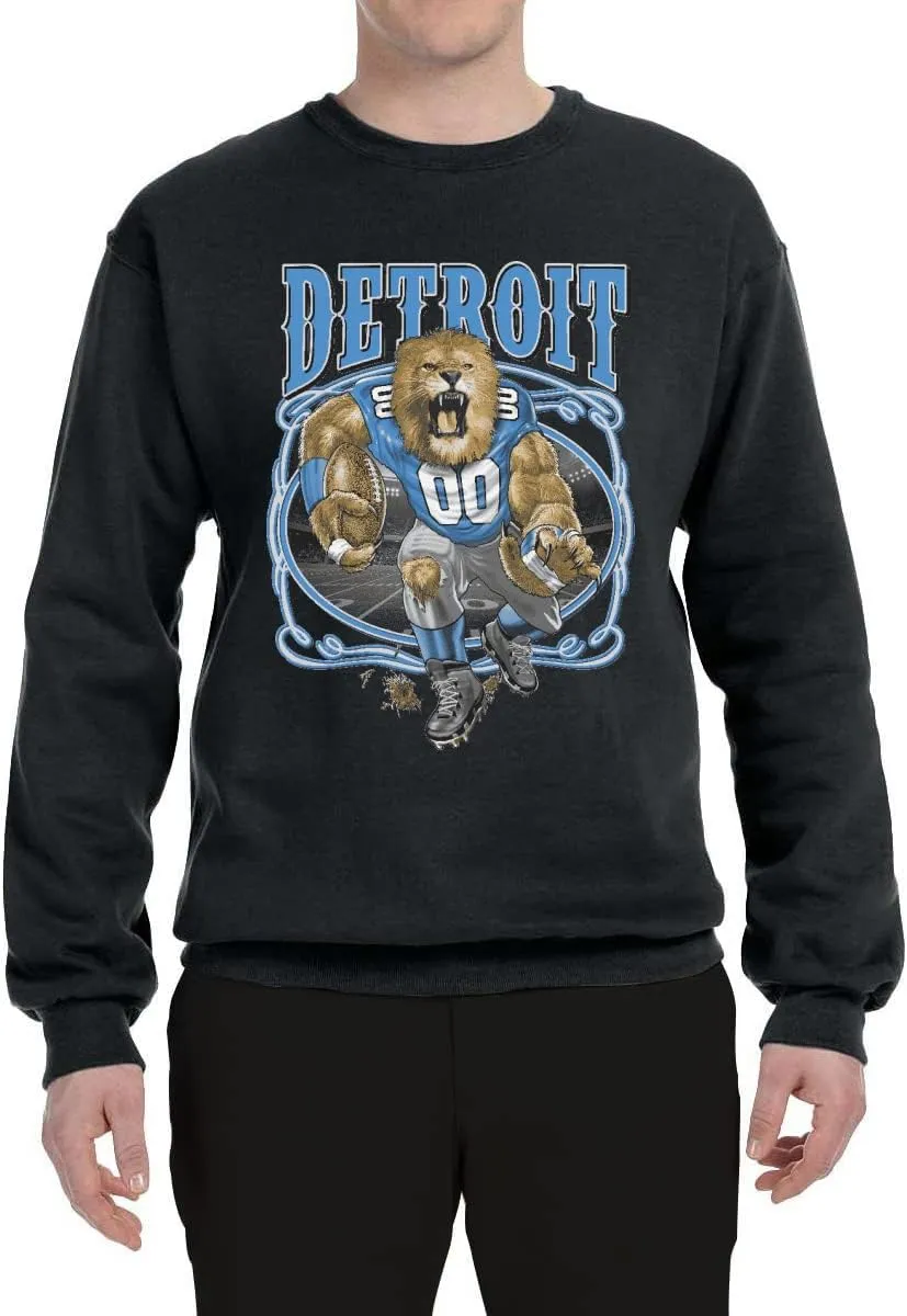 Wild Bobby Hometown City Detroit Fan | DET Fantasy Football Fan Pride Sports Crewneck Sweatshirt