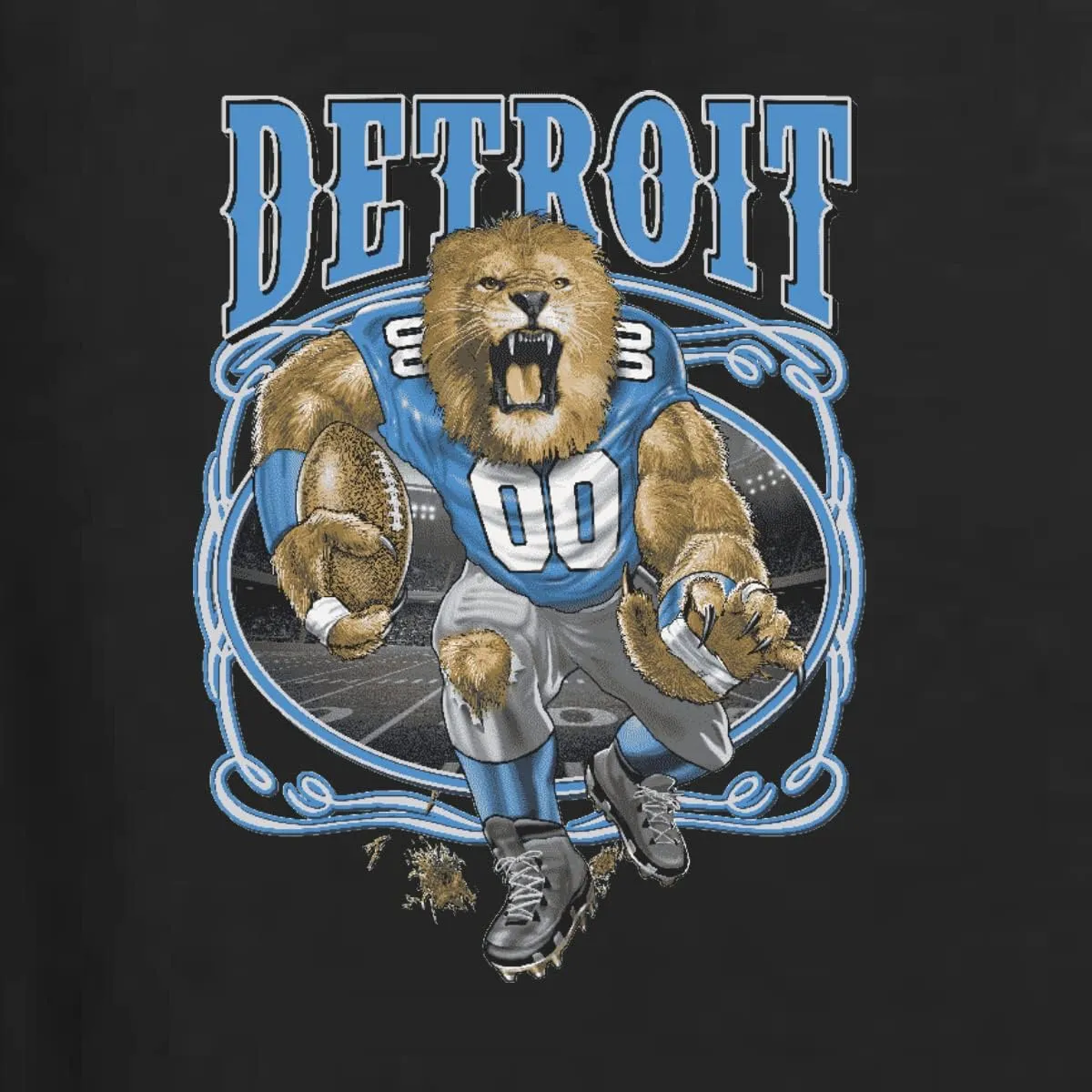 Wild Bobby Hometown City Detroit Fan | DET Fantasy Football Fan Pride Sports Crewneck Sweatshirt