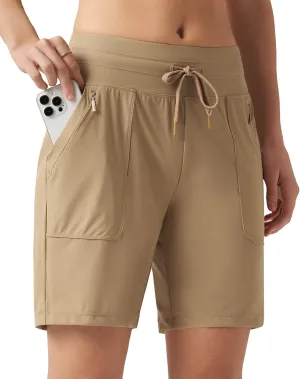 Willit Women's Shorts Hiking Athletic Shorts Quick Dry Golf Outdoor Casual 5"/7" Shorts Lightweight UPF50 
