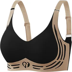 Wireless Bra Lifting Bras Anti-Sagging Super Gather Bra Comfort Pushup Bra for Older Women