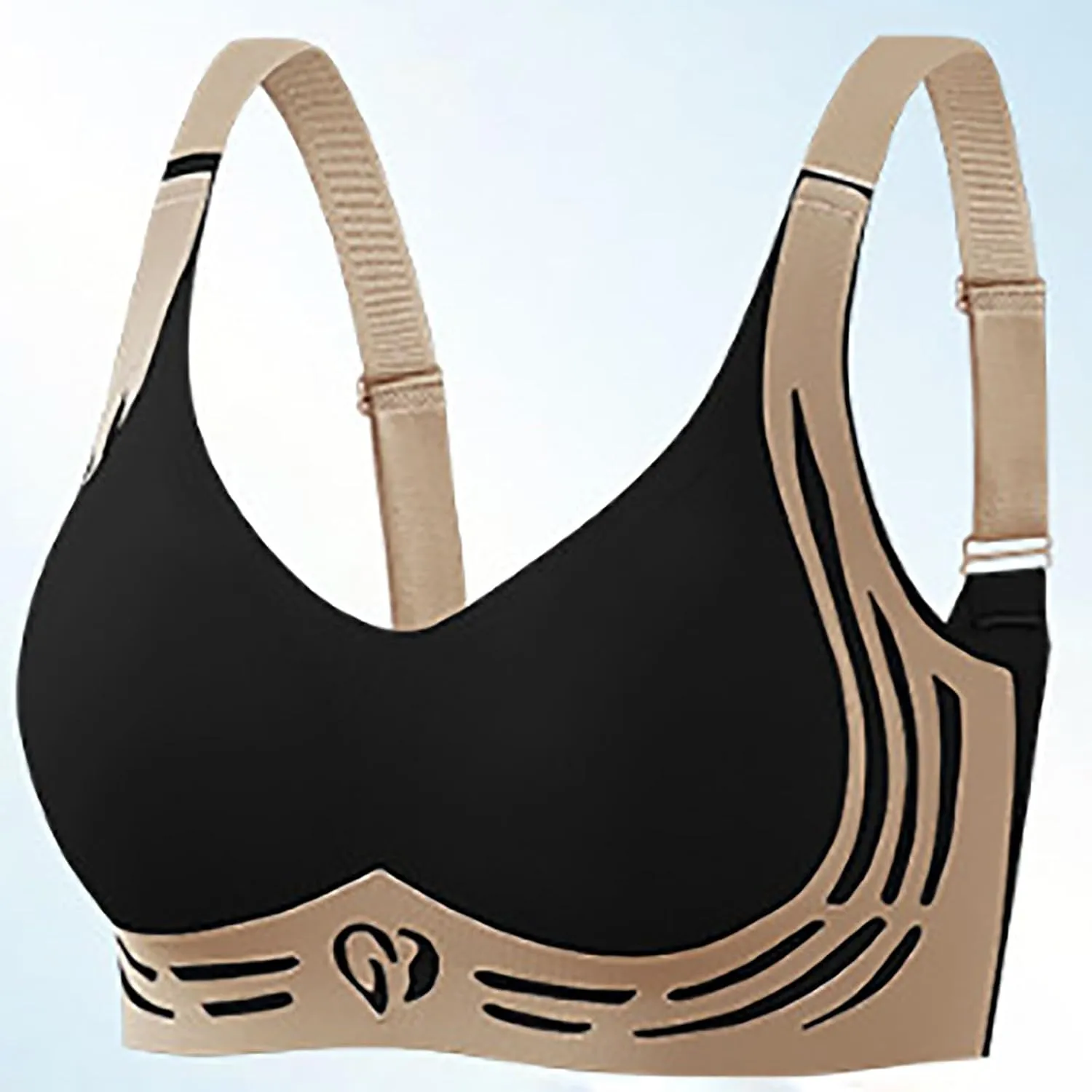 Wireless Bra Lifting Bras Anti-Sagging Super Gather Bra Comfort Pushup Bra for Older Women