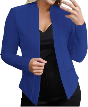 Women Blazers for Work Casual Stretchy Fall Long Sleeve Petite Blazer Business Work Suit Jackets Office