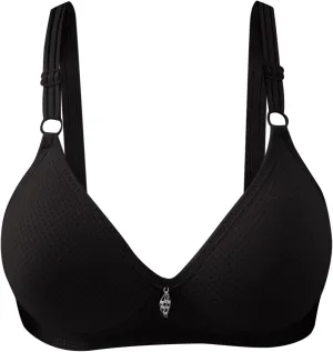 Women Bra Pack Side Buckle Lace Edge Without Steel Ring Movement Seamless Gathering Sports Bra Non Removable Pads