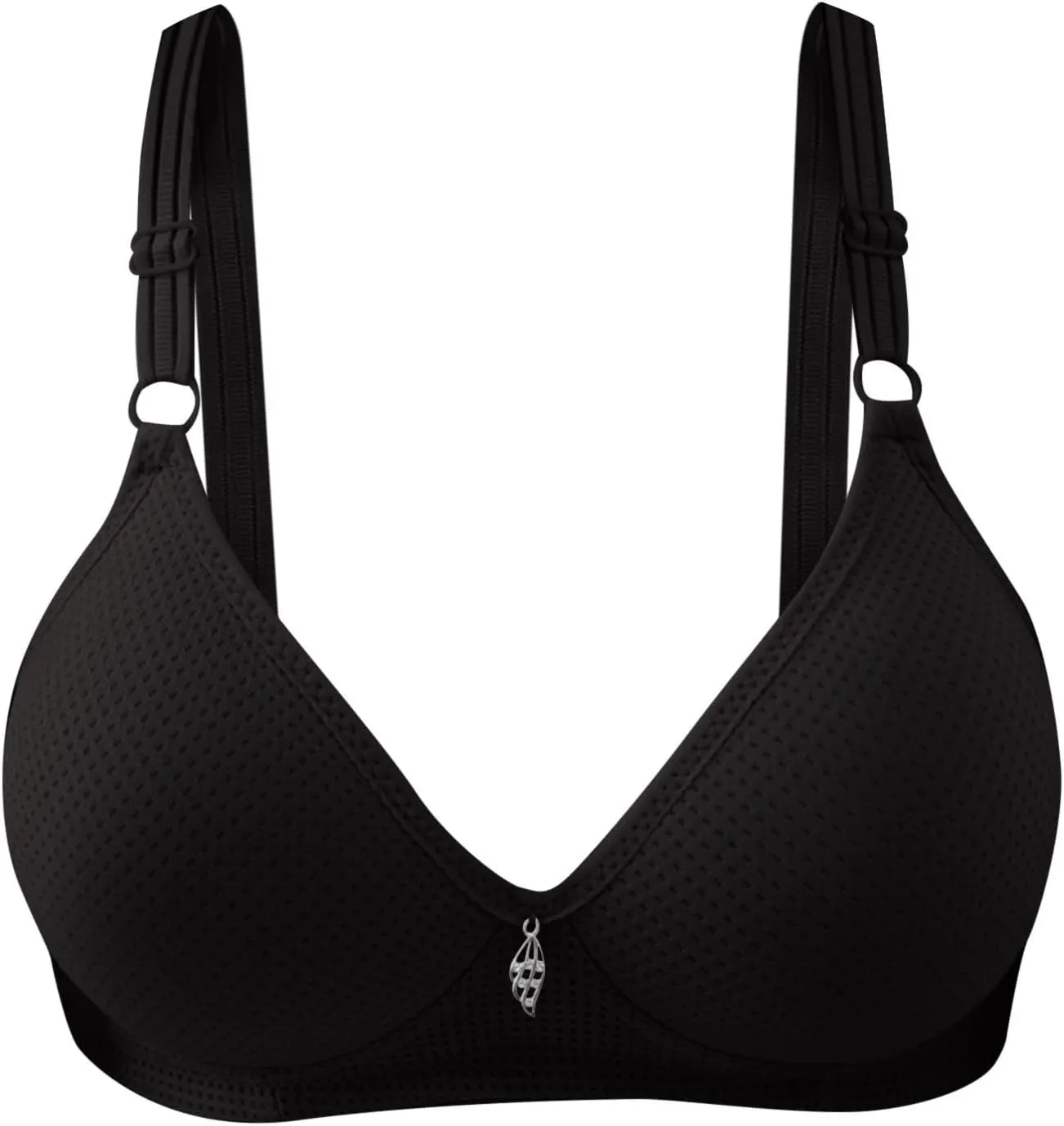 Women Bra Pack Side Buckle Lace Edge Without Steel Ring Movement Seamless Gathering Sports Bra Non Removable Pads