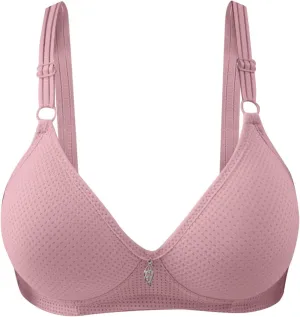 Women Bra Pack Side Buckle Lace Edge Without Steel Ring Movement Seamless Gathering Sports Bra Non Removable Pads