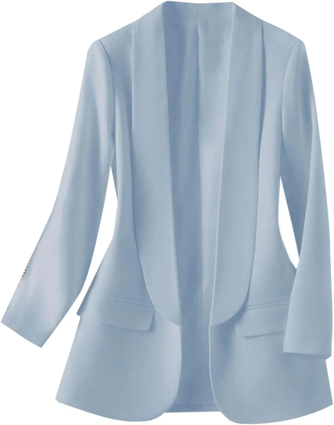 Women Business Casual Blazer Jacket Shawl Collar Long Sleeve Blazers Coat Slim Fit Work Office Outerwear Suit Jacket