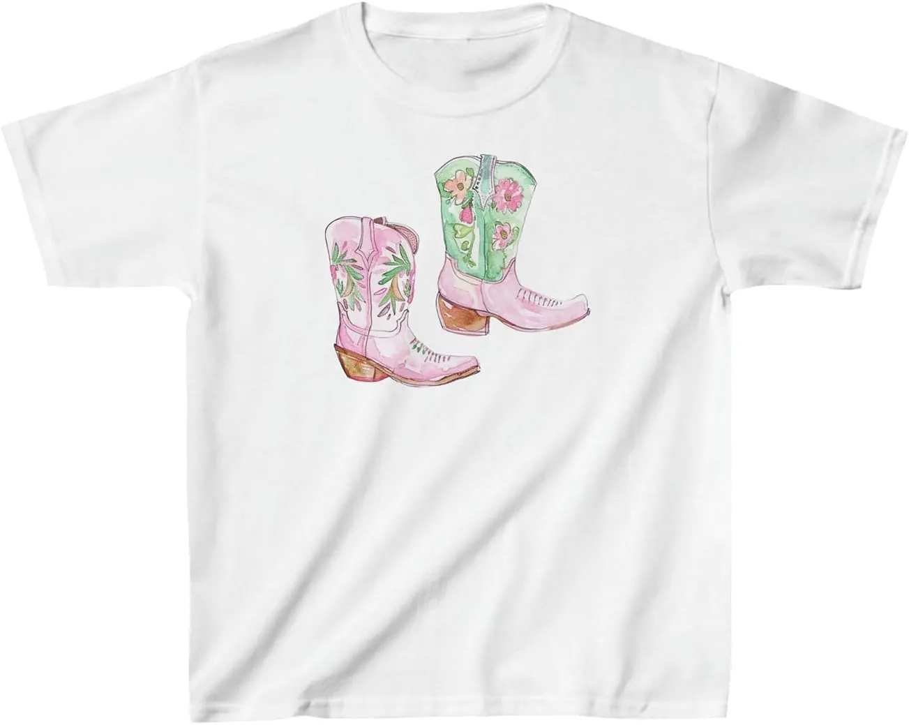 Women Vintage Graphic Baby Tees Cute Print Short Sleeve Crop Top Fairy Crew Neck Top 00s Aesthetic Going Out Shirts