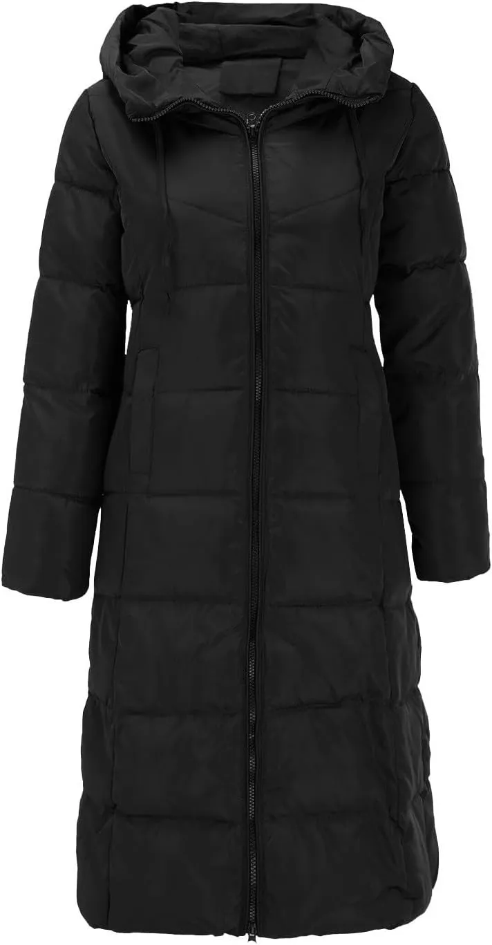 Womens 2024 Winter Fashion Clothes Puffer Jacket Lightweight Winter Coat Quilted Puffer Parka Coat Womens Winter