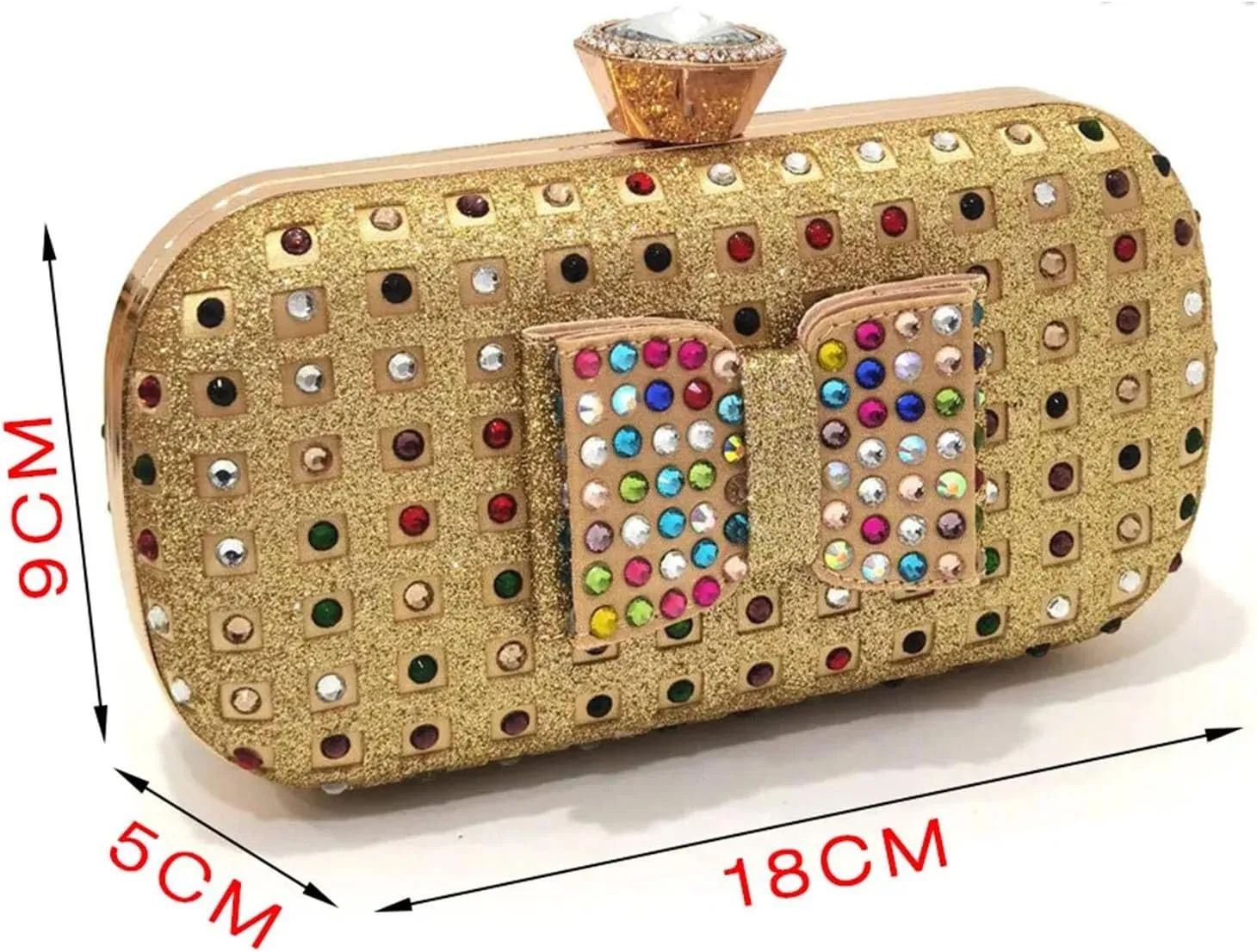 Womens 2025 Gold Wedding Shoes Set Bridal Pumps and Matching Evening Bag Rhinestone Flower Crystal Clutch Purses