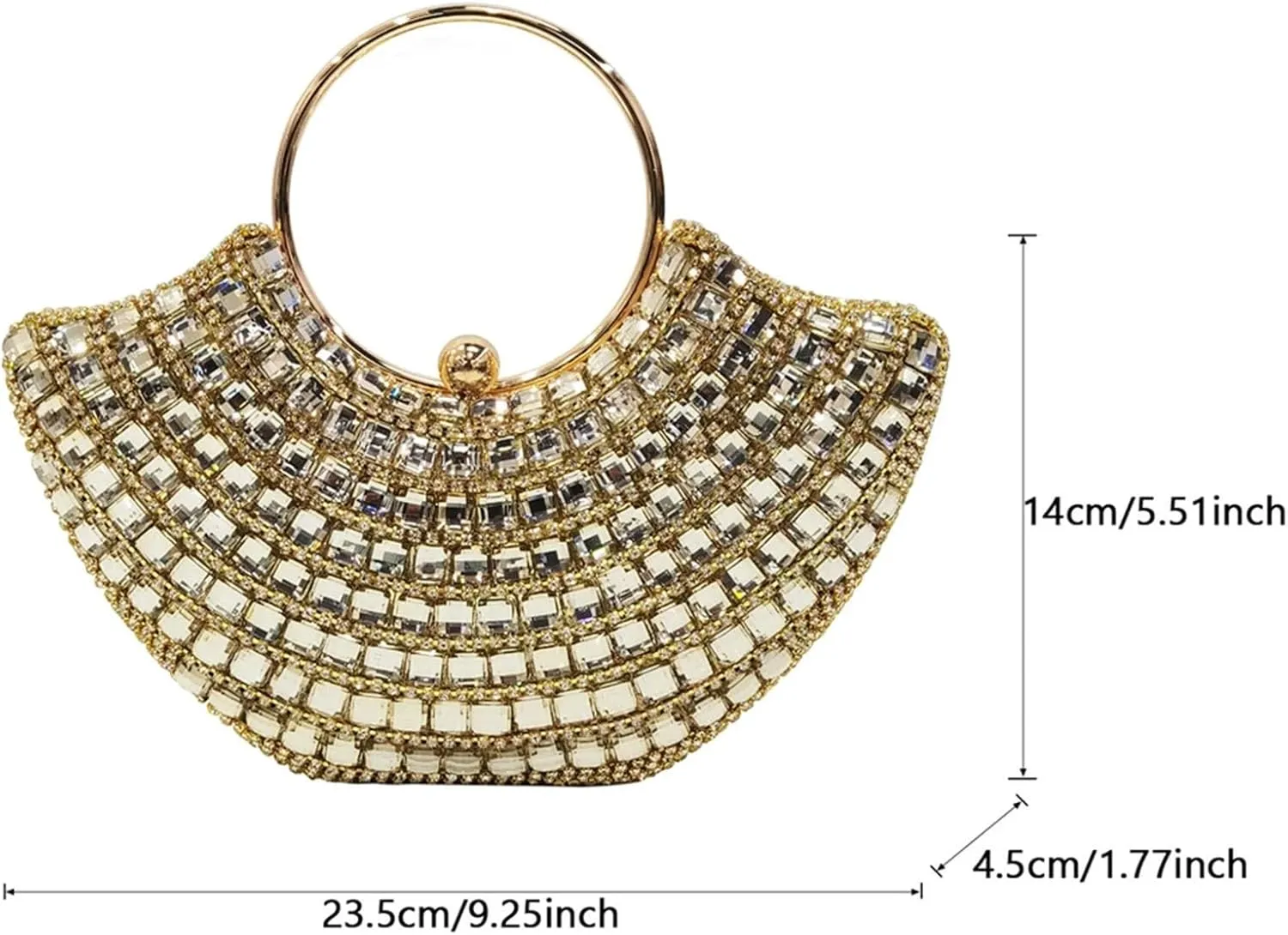 Womens 2025 Gold Wedding Shoes Set Luxury Rhinestone Pumps and Beaded Sequin Evening Bag Flower Crystal Clutch Purses