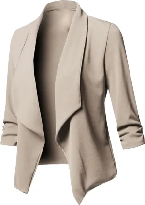 Womens Blazer Jackets Blazers for Women Business Casual Long Sleeve Open Front Work Office Suit Jackets Trendy Tops